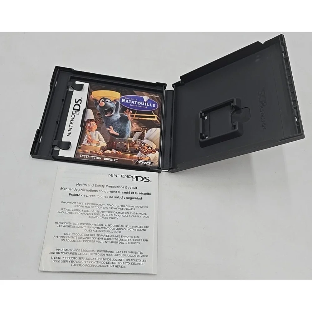 Ratatouille - Nintendo DS Book Only Instruction Manuals Sleeve Disney‎